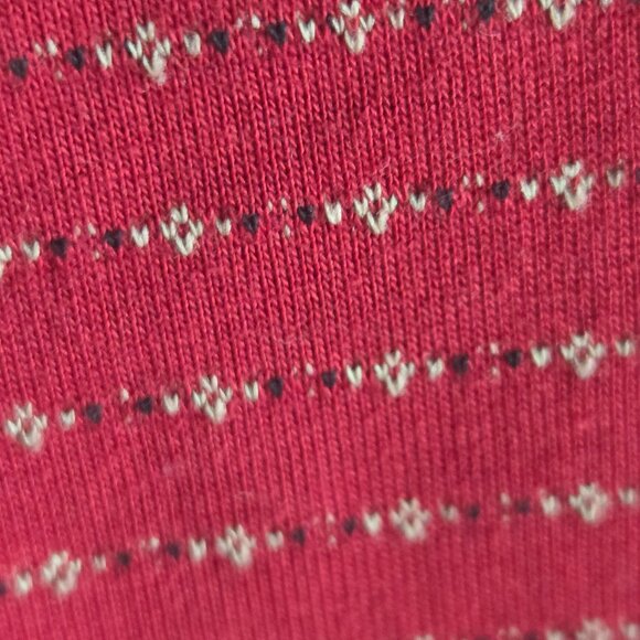 Nike Golf Dri-FIT Men's XL Red White Pattern Polo Shirt Performance - Picture 6 of 6